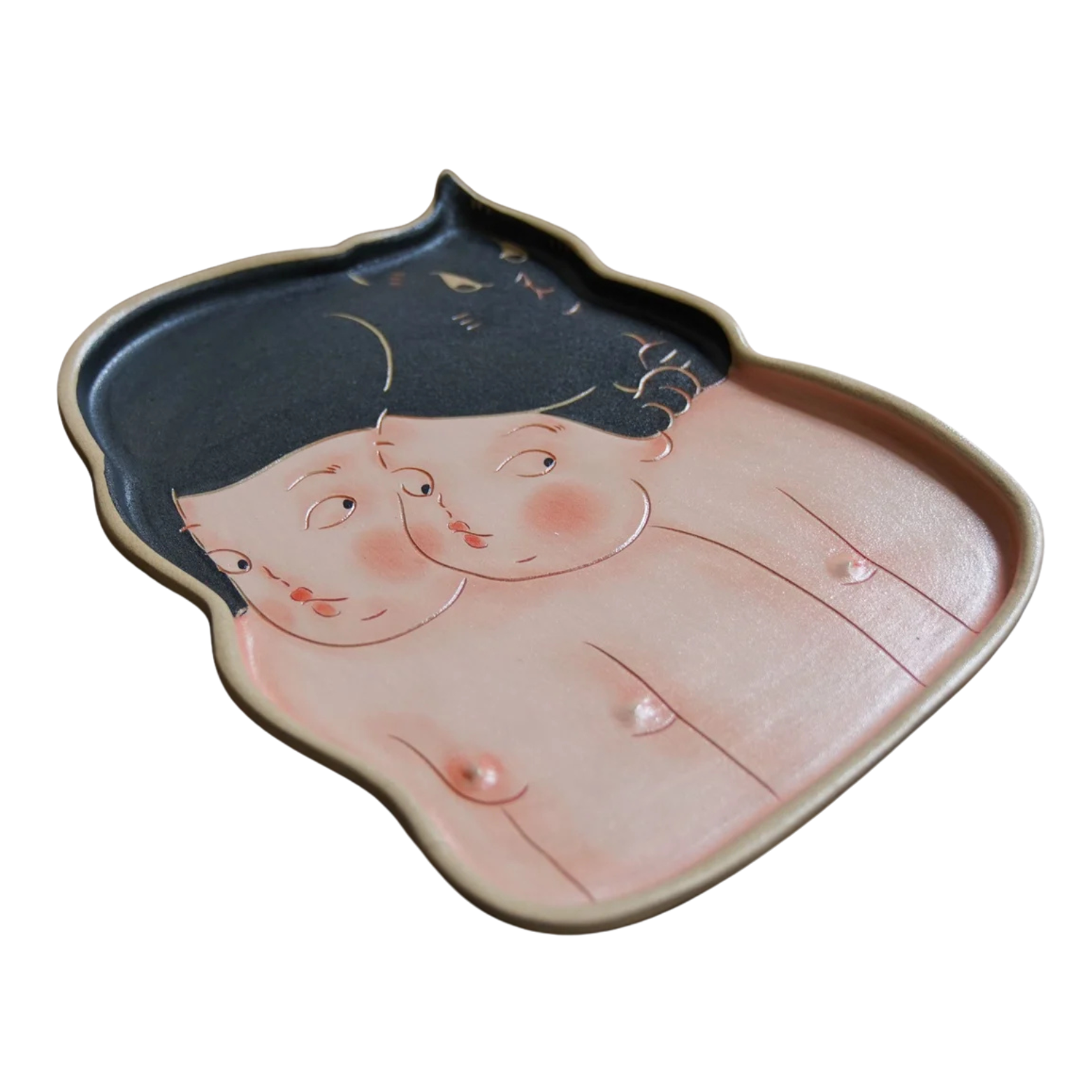 Legendary Beauties With Cat Tea Tray